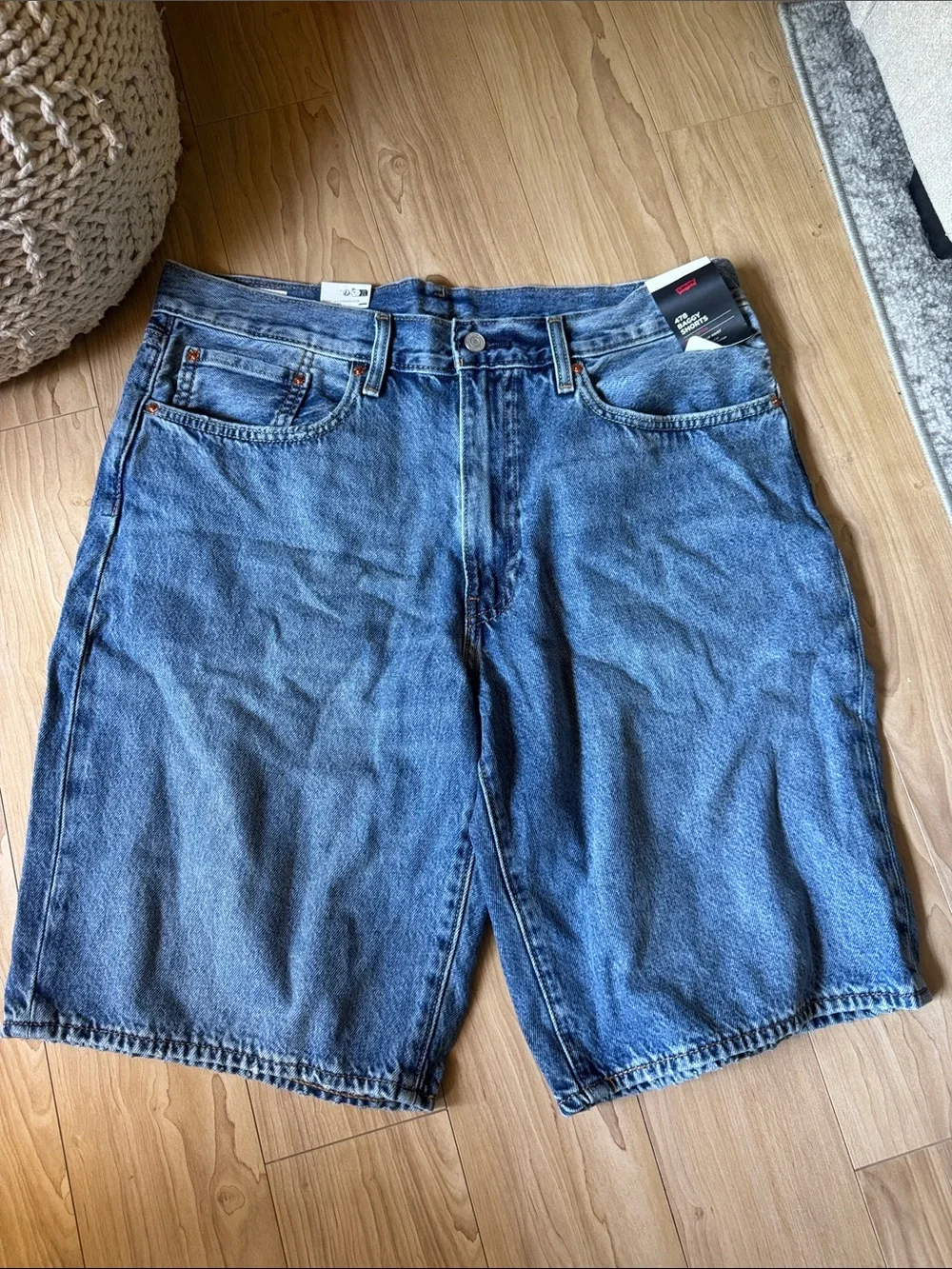 Levi's Classic Blue Denim Jean Shorts